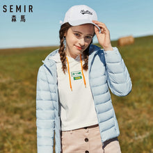 Load image into Gallery viewer, SEMIR 2019 New Parkas basic Winter jackets Female Women Winter plus velvet lamb hooded Coats Down Winter Jacket Womens Outwear