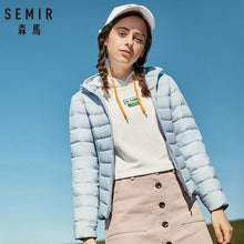 Load image into Gallery viewer, SEMIR 2019 New Parkas basic Winter jackets Female Women Winter plus velvet lamb hooded Coats Down Winter Jacket Womens Outwear