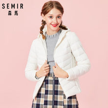 Load image into Gallery viewer, SEMIR 2019 New Parkas basic Winter jackets Female Women Winter plus velvet lamb hooded Coats Down Winter Jacket Womens Outwear